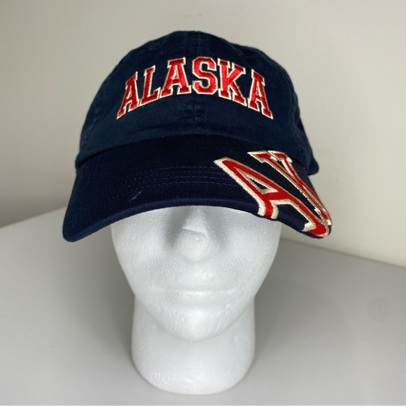 Alaska Logo Embroidered Hat made by Arctic Circle Enterprises, Anchorage Alaska - Picture 10 of 10